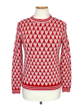 Lili Sidonio x Molly Bracken heart sweater